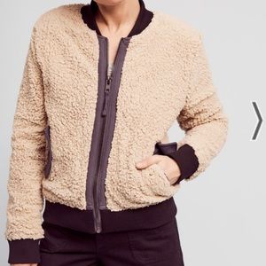 Sherpa Fleece Bomber Jacket